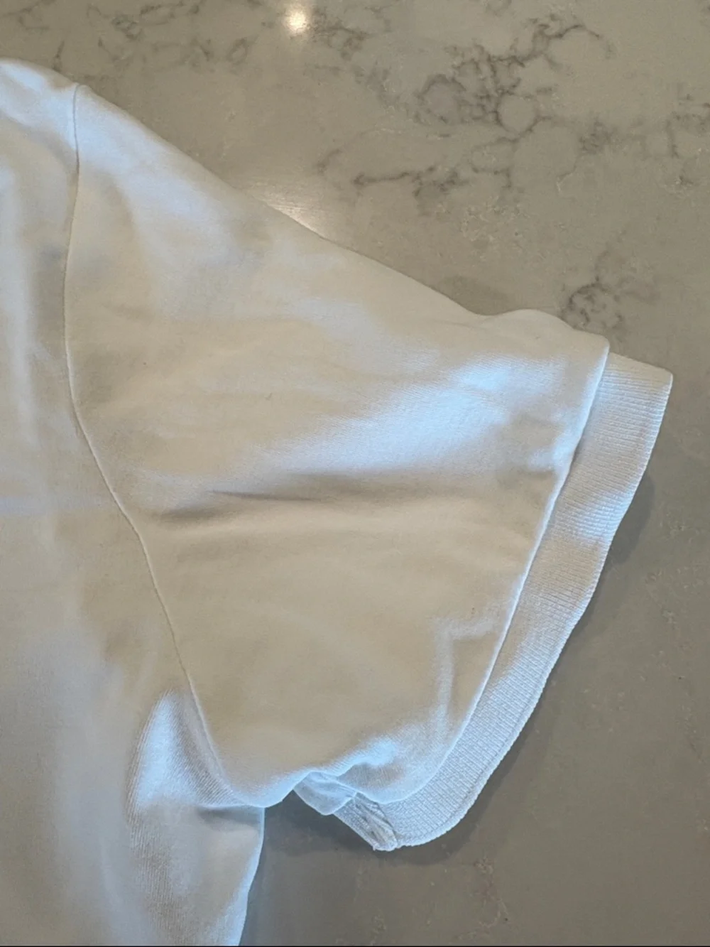 Ralph Lauren White Polo Shirt with Navy Pony - Soft Knit Cotton
